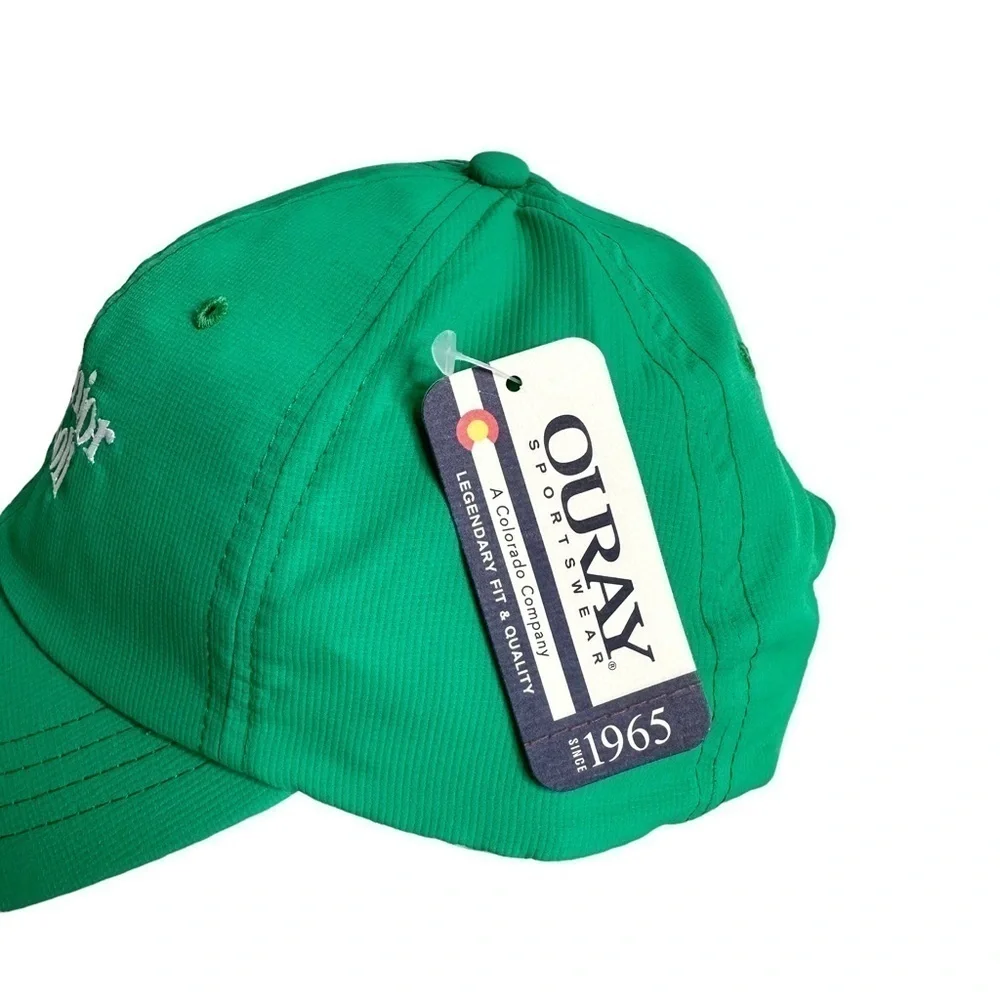 Ouray Sportswear HGA Junior Golf Cap Adult Adjustable Green Embroidered Hat NWT